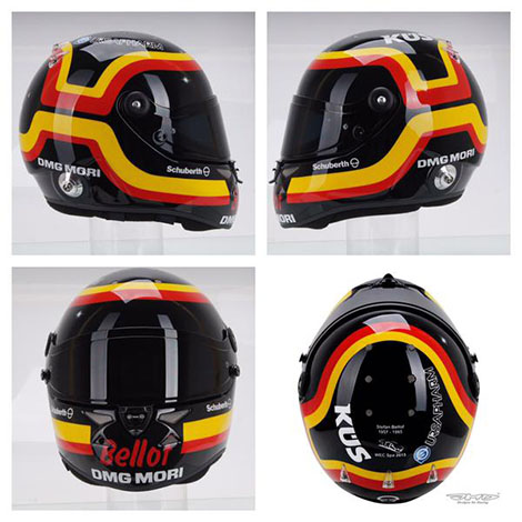 Timo Bernhard's Stefan Bellof tribute helmet
