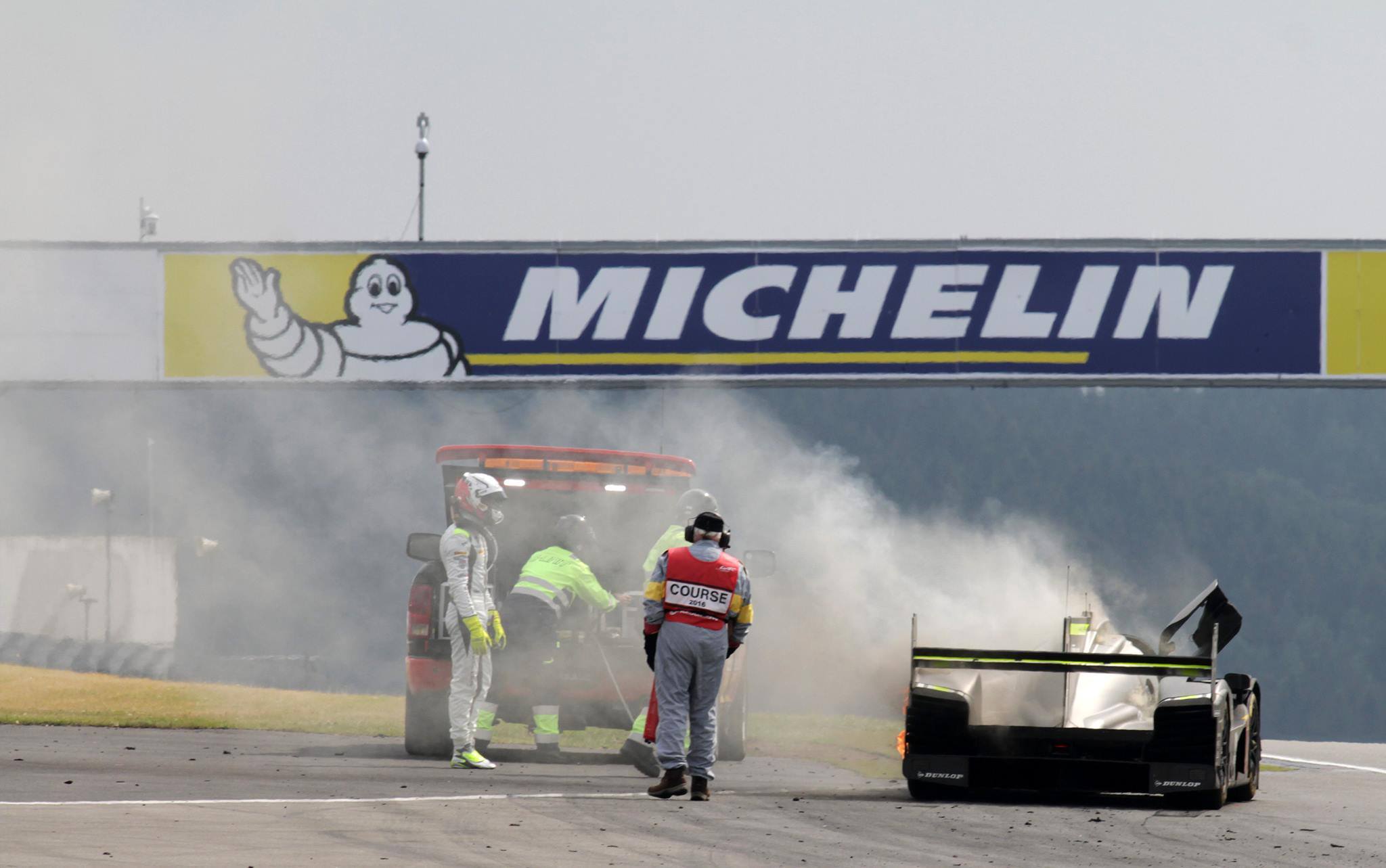 Driver’s view: Simon Trummer at the ‘Ring