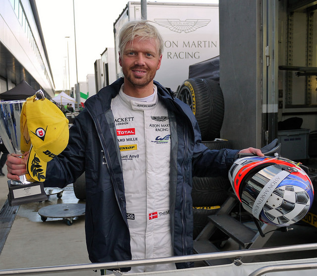 Nicki Thiim finished third at the first round of the season at Silverstone.