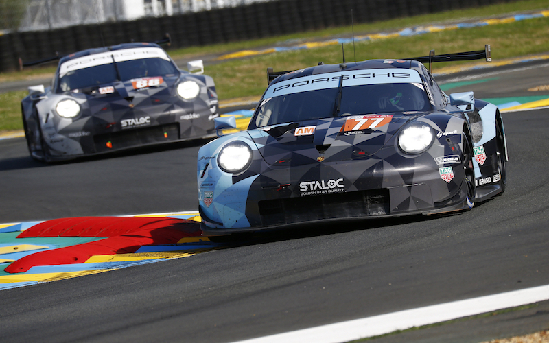 The GTE-Am winner Porsche #77