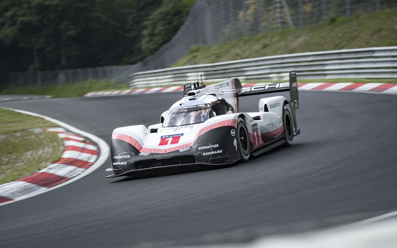 Porsche 919 Hybrid Evo at the Nordschleife