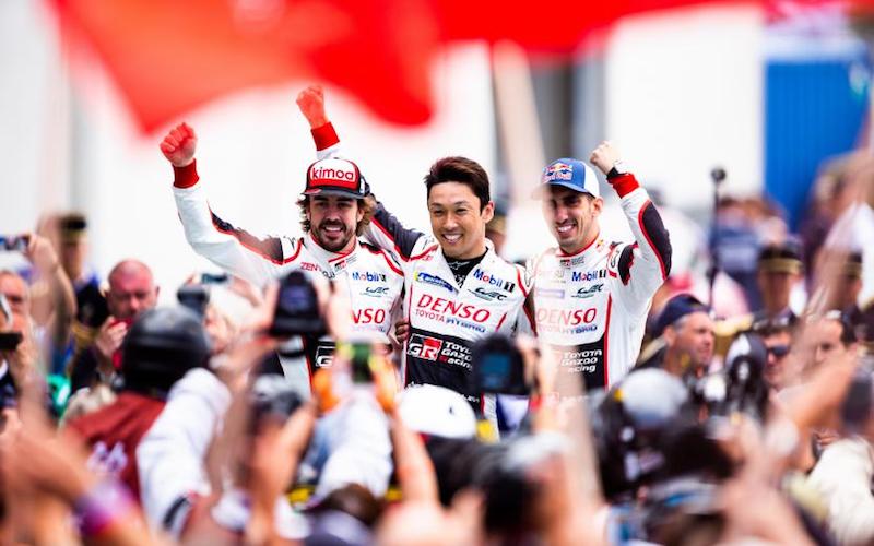 Fernando Alonso, Sébastien Buemi and Kazuki Nakajima extend championship lead after winning the 2018 24 Hours of Le Mans