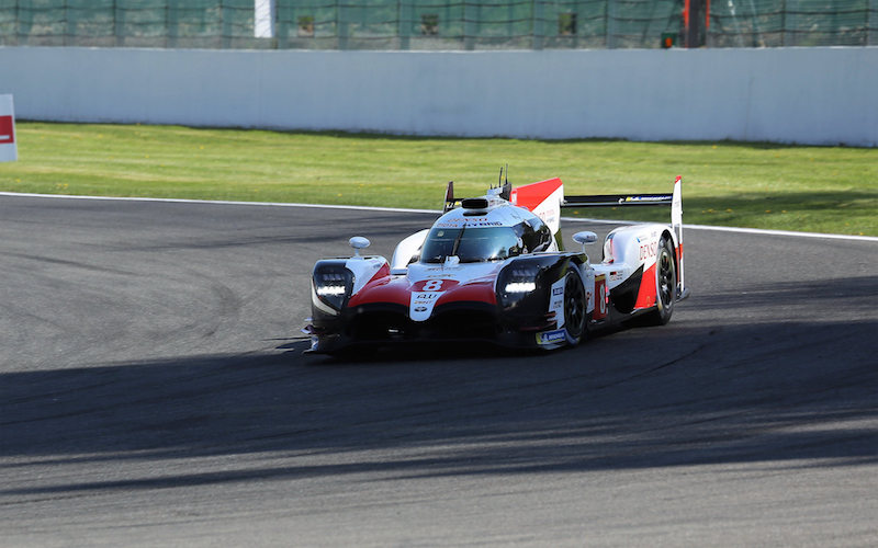 #8 Toyota TS050 Hybrid at the 6 Hours of Spa-Francorchamps in the 2018 FIA World Endurance Championship