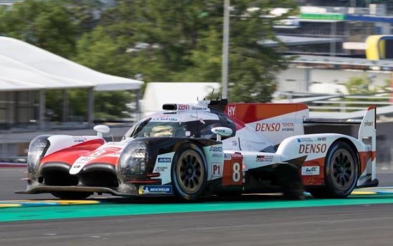 #8 Toyota Gazoo Racing TS050 Hybrid at the 2018 Le Mans Test Day