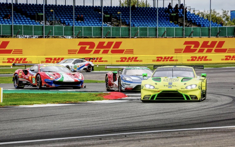 Aston Martin, Ferrari and Ford battle in GTE Pro at the 6 Hours of Silverstone