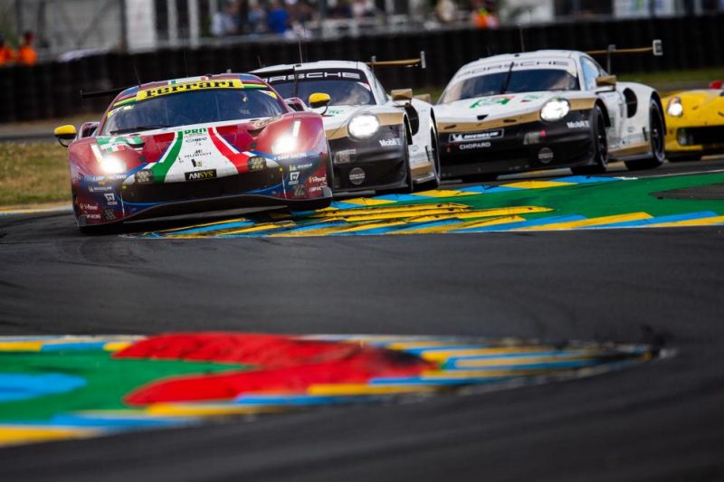 GTE Pro battle at the 2019 24 Hours of Le Mans