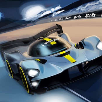 Aston Martin Valkyrie render