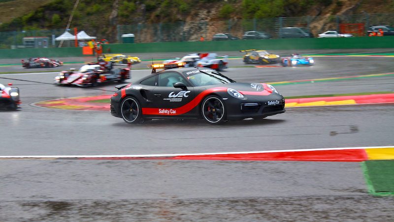 The Safety Car during a race