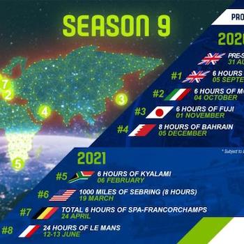 All new WEC calendar for 2020/2021