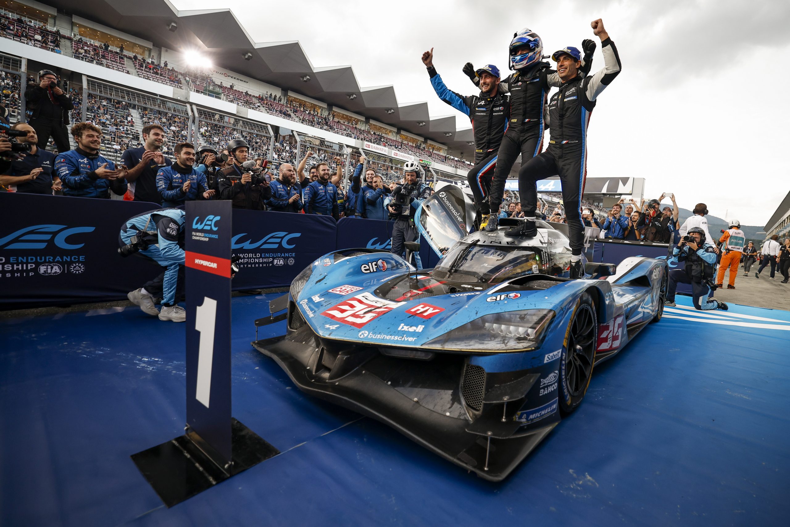 Alpine celebrates historic WEC victory at Fuji