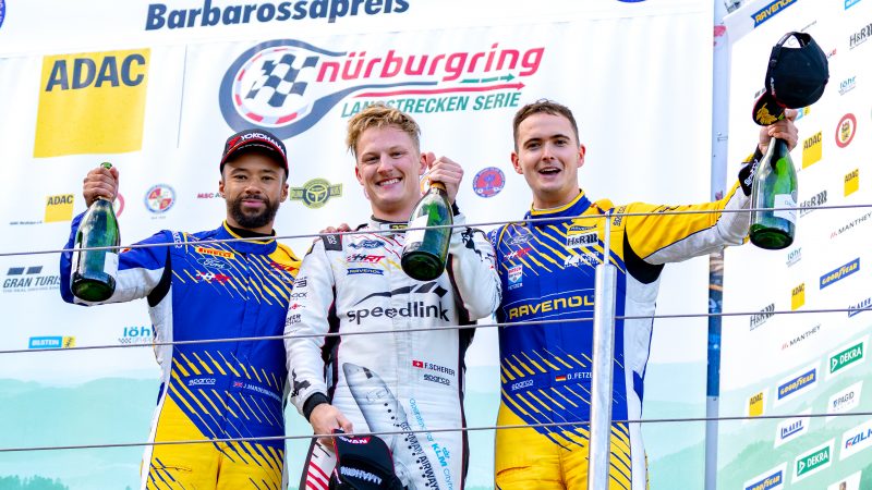 Fabio Scherer Podium Nürburgring Nordschleife.
