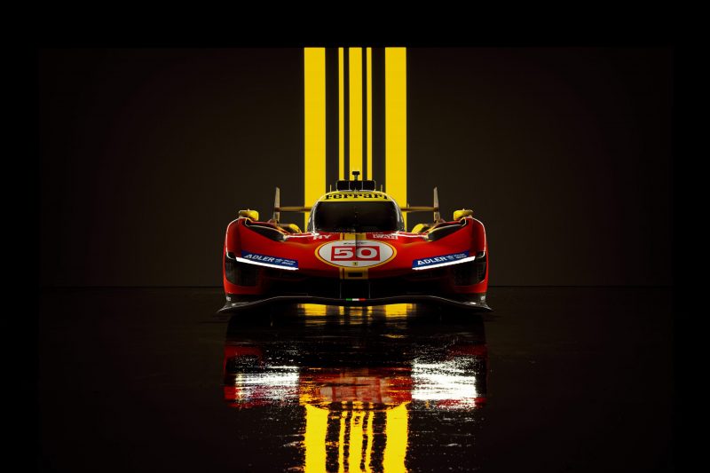 Ferrari 499P front view