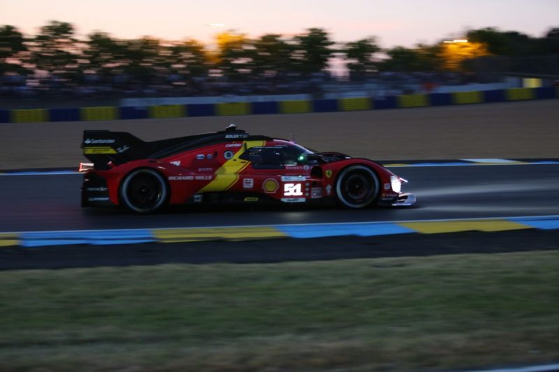 #51 Ferrari 499P at the 2023 Le Mans 24 Hours