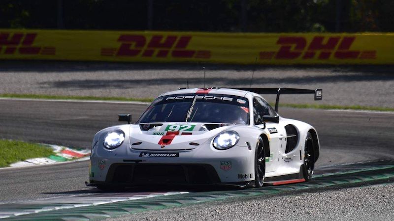 #92 Porsche 911 RSR-19 in qualifying for the 2021 Six Hours of Monza