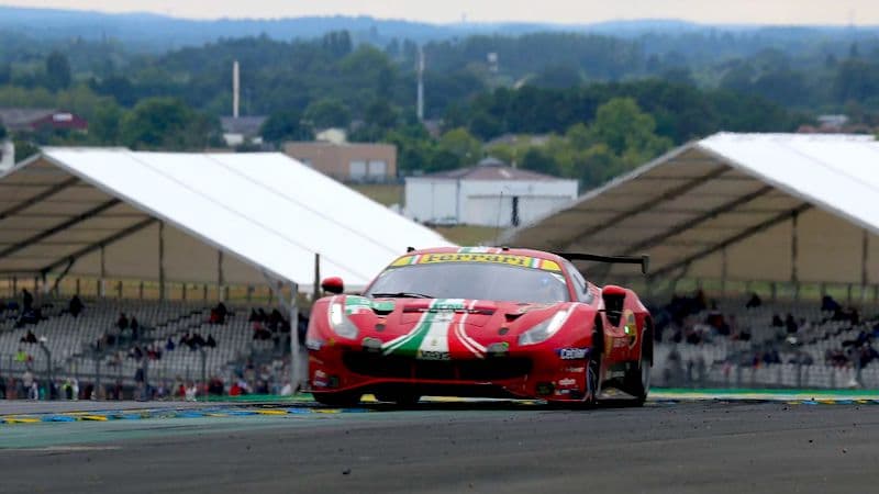 #51 AF Corse Ferrari at the 2021 24 Hours of Le Mans