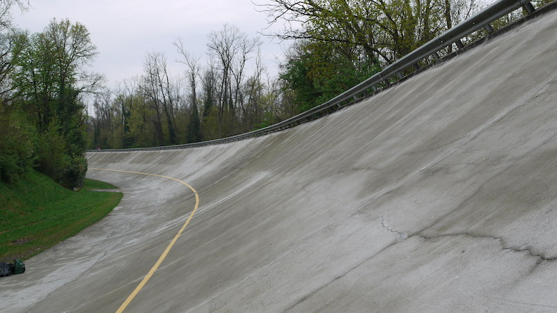 The old banking at the Autodromo Nazionale di Monza