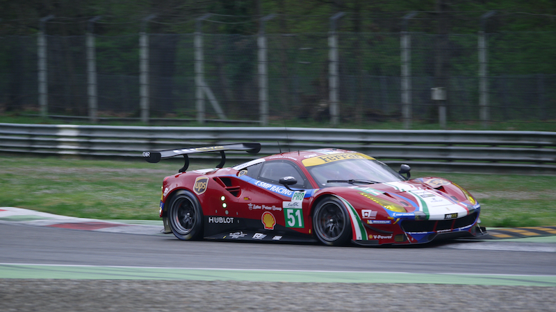 #51 AF Corse Ferrari at the WEC Prologue at Monza in 2017